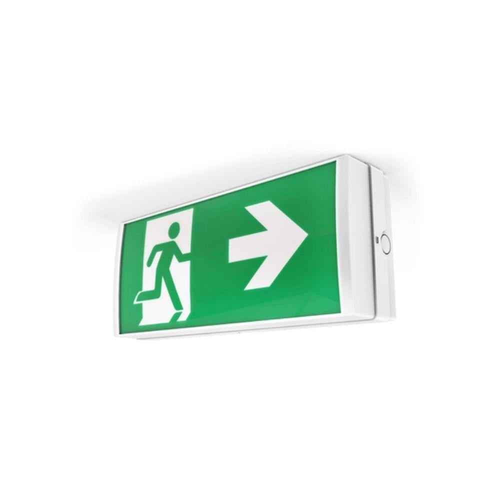 Ektor BOXIT - Wall/Ceiling Emergency Exit Sign IP20-Ektor Lighting-Ozlighting.com.au