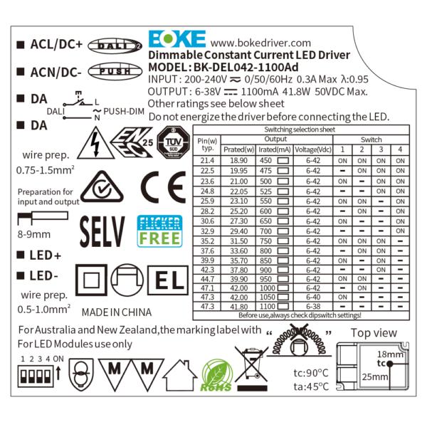 Ektor DRIVER - Dimmable Constant Current DALI-2 LED-Ektor Lighting-Ozlighting.com.au