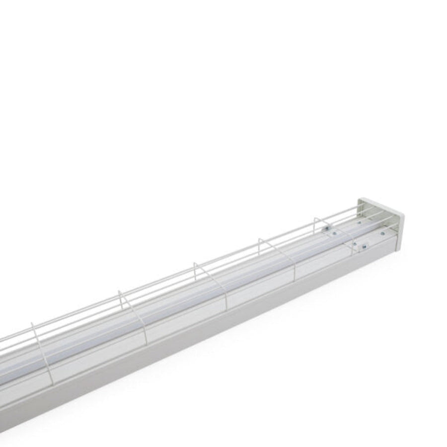 Ektor UMBRA-ADV-WG-EM - 36W LED Wide Body 1200mm 4FT Tri-Colour Wireguard Emergency Batten-Ektor Lighting-Ozlighting.com.au