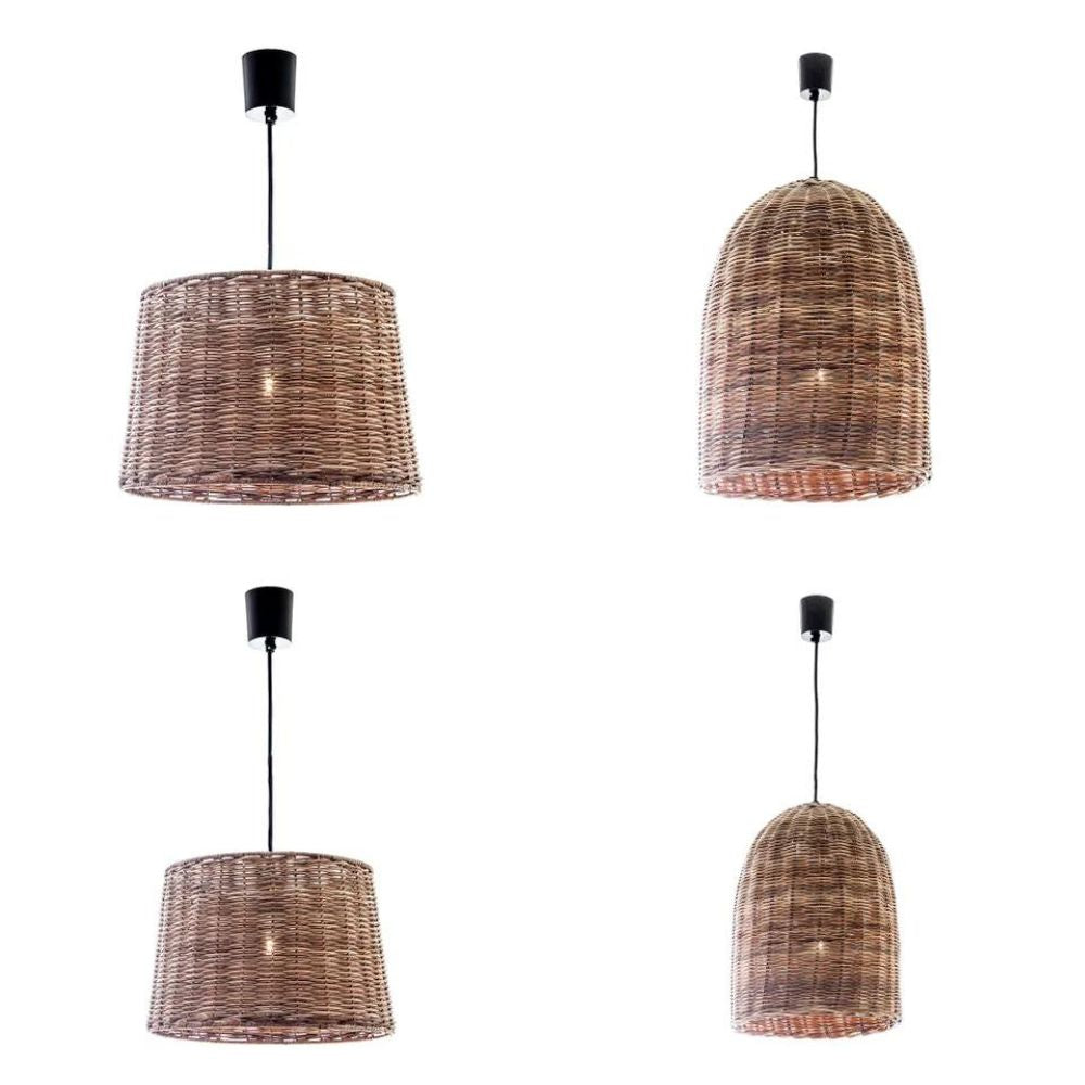 Emac & Lawton RATTAN - Rattan Ceiling Pendant-Emac & Lawton-Ozlighting.com.au