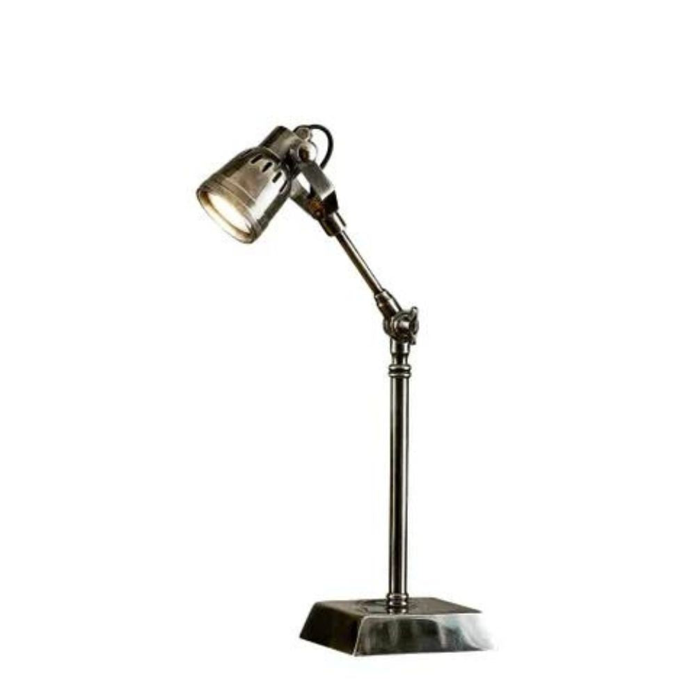 Emac & Lawton SEATTLE - 25W Antique Silver Desk Lamp-Emac & Lawton-Ozlighting.com.au