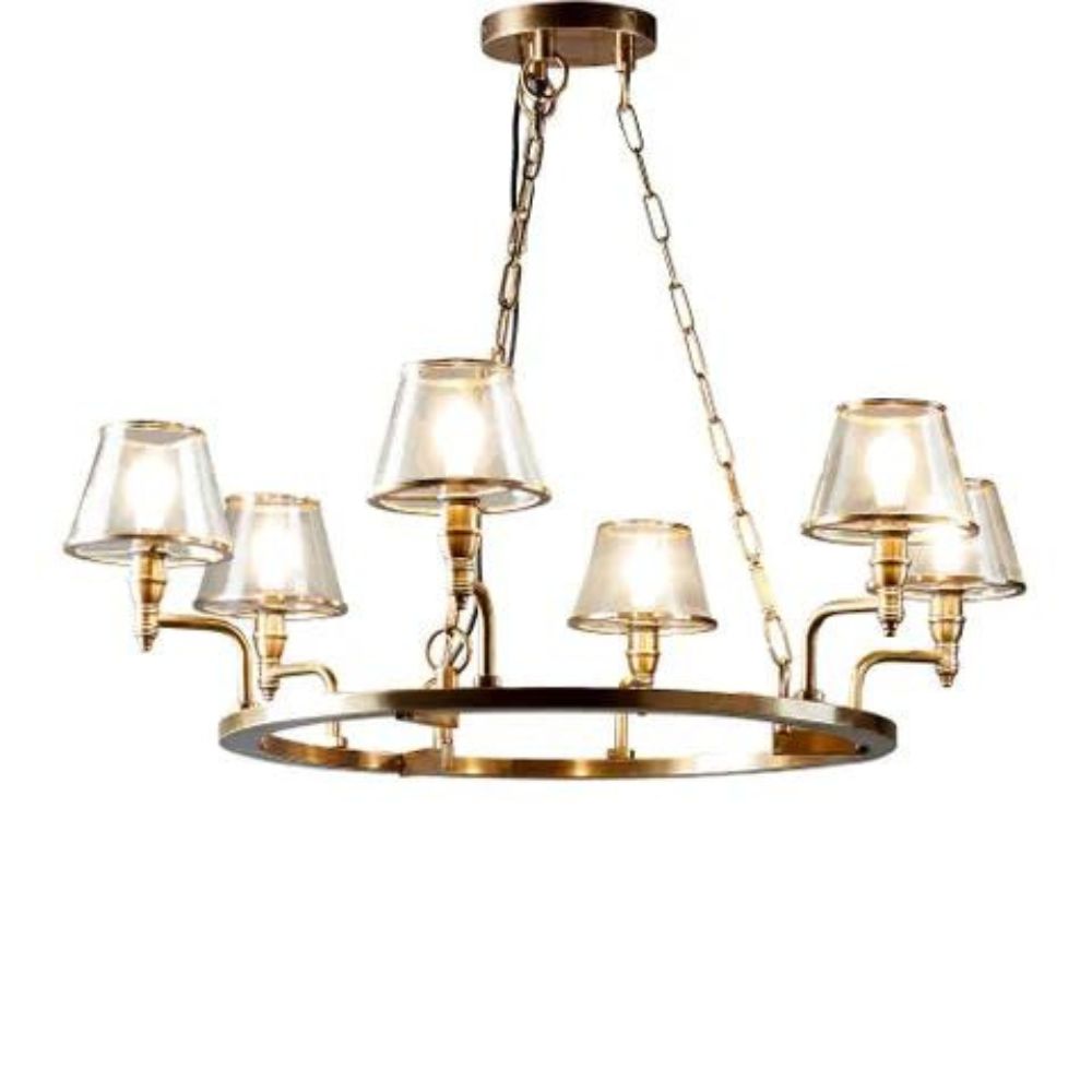 Emac & Lawton SIENNA - 25W 6 Light Chandelier-Emac & Lawton-Ozlighting.com.au