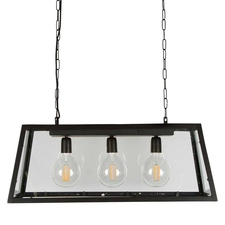 Emac & Lawton SOLANE - 25W Black Ceiling Pendant-Emac & Lawton-Ozlighting.com.au