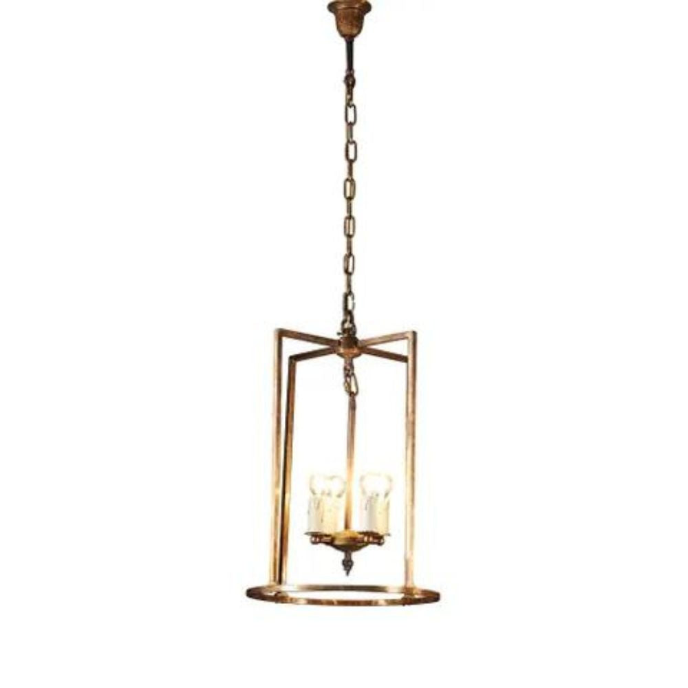 Emac & Lawton ST PALAIS - 25W Antique Brass Ceiling Pendant-Emac & Lawton-Ozlighting.com.au