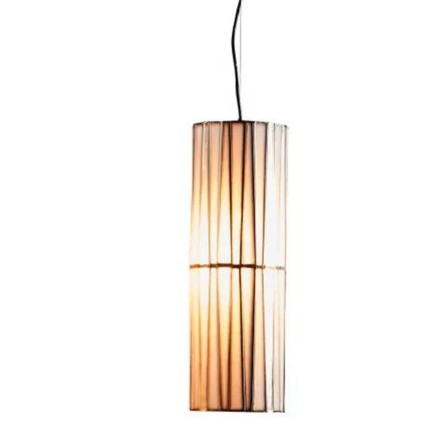 Emac & Lawton STAR MOON - Cylindrical Metal And Glass Pendant-Emac & Lawton-Ozlighting.com.au