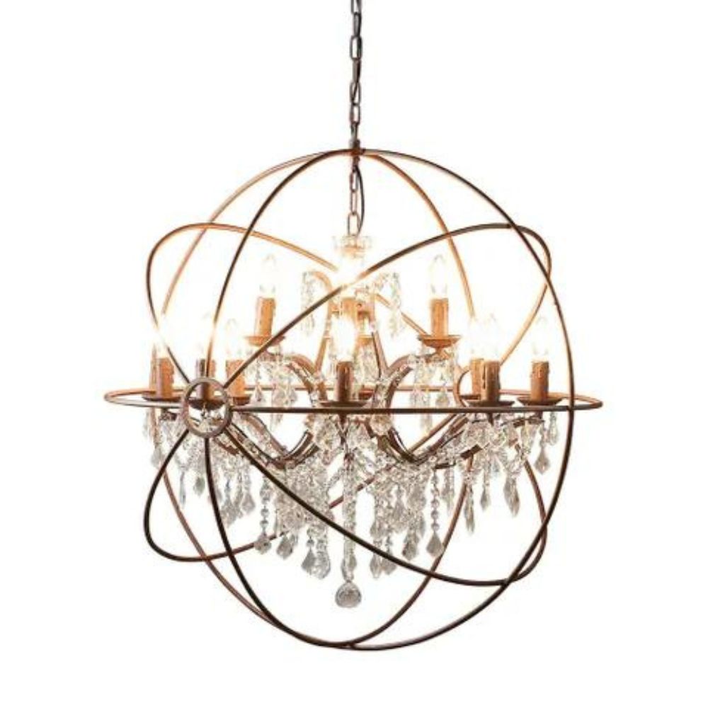 Emac & Lawton SUNDANCE - 12 Light Chandelier Ceiling Pendant-Emac & Lawton-Ozlighting.com.au