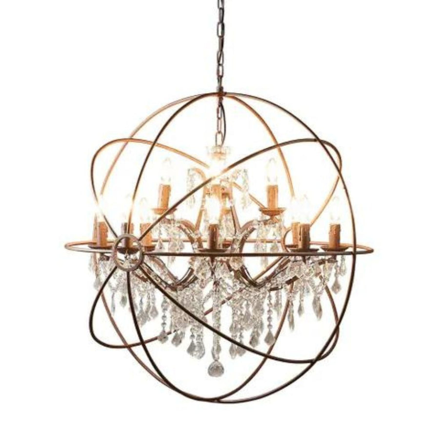 Emac & Lawton SUNDANCE - 12 Light Chandelier Ceiling Pendant-Emac & Lawton-Ozlighting.com.au