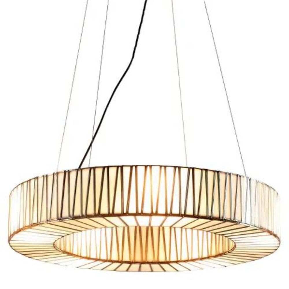 Emac & Lawton WHITE-MOON - 4/5 Light Brass Ceiling Pendant-Emac & Lawton-Ozlighting.com.au