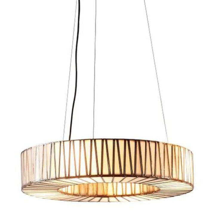 Emac & Lawton WHITE-MOON - 4/5 Light Brass Ceiling Pendant-Emac & Lawton-Ozlighting.com.au