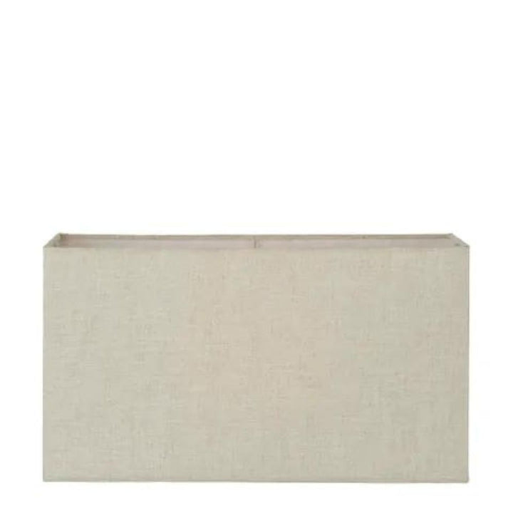 Emac & Lawton - XL Linen Rectangle Lamp Shade-Emac & Lawton-Ozlighting.com.au