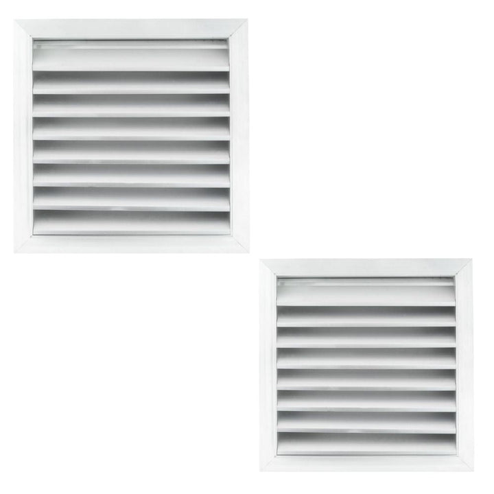 Fantech Trade - Aluminium External Fixed Louvre Grille-Fantech Trade-Ozlighting.com.au