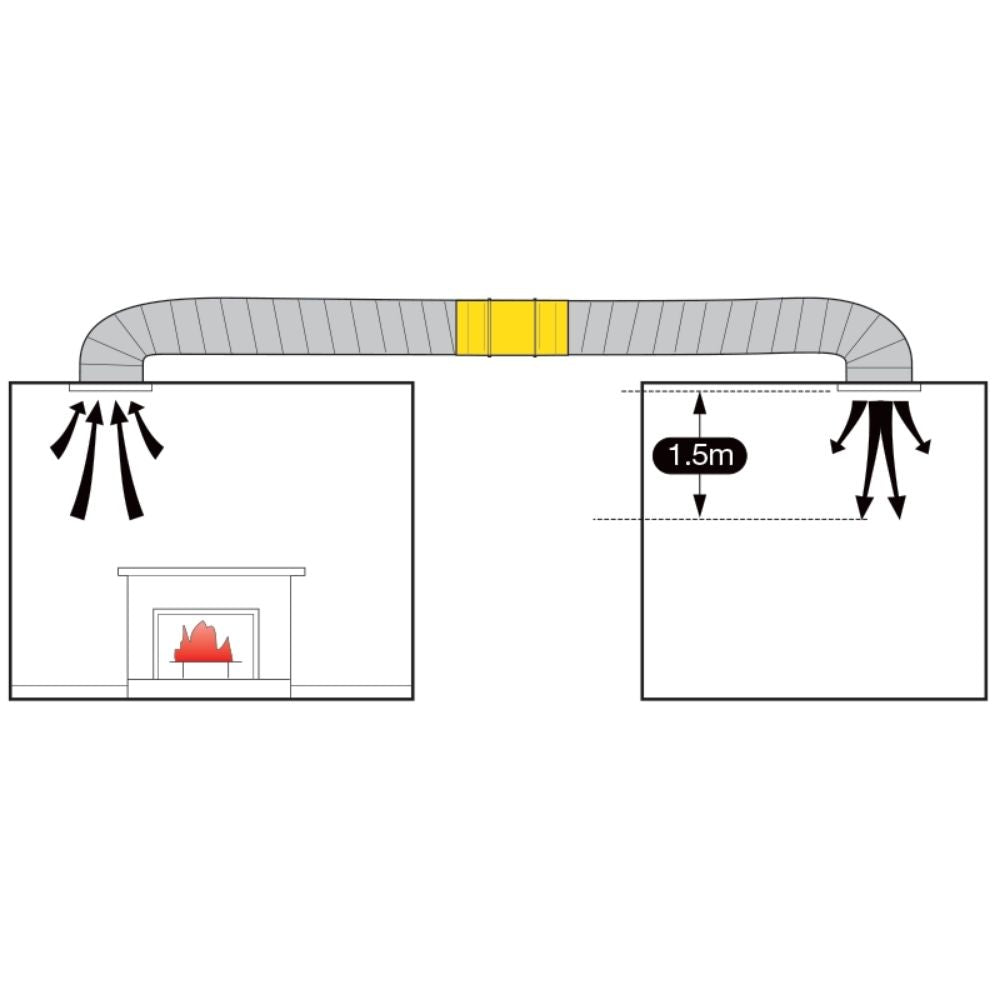 Fantech Trade - HEAT TRANSFER MOUNTED FAN KIT IP44-Fantech Trade-Ozlighting.com.au