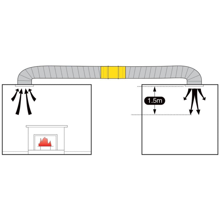 Fantech Trade - HEAT TRANSFER MOUNTED FAN KIT IP44-Fantech Trade-Ozlighting.com.au