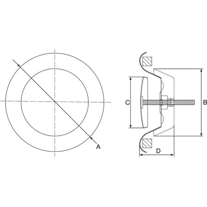 Fantech Trade IDV - 100/150 Internal Duct Valve-Fantech Trade-Ozlighting.com.au