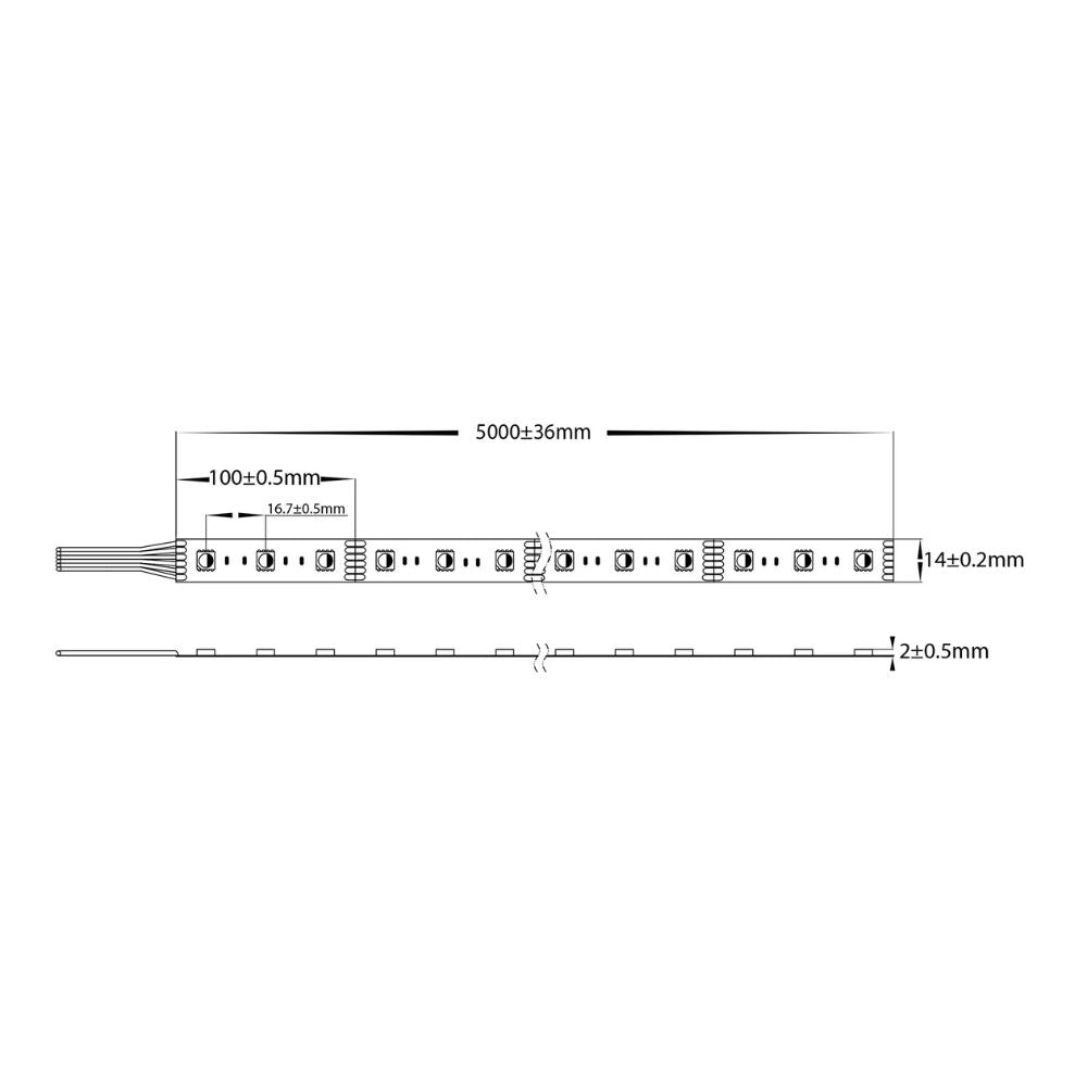 Havit - 24W IP20 RGB + 3000K + 5500K LED Strip (RGBCW)-Havit Lighting-Ozlighting.com.au