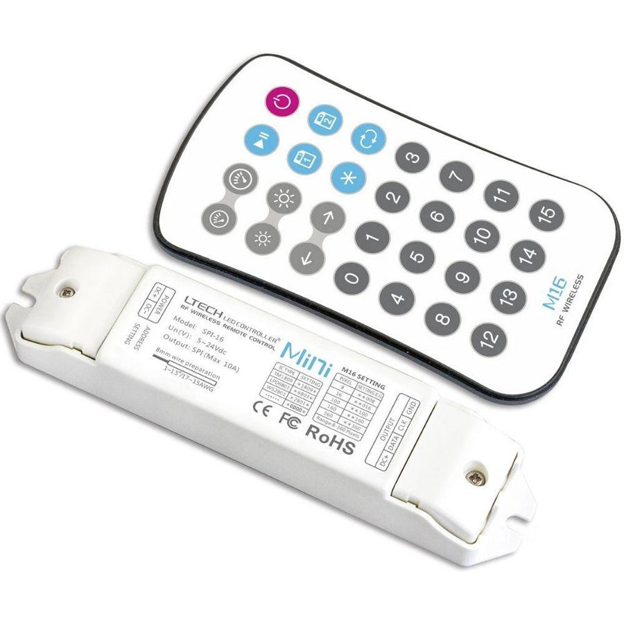 Havit CONTROLLER - Chasing RGB Multi-Function Remote + Receiver 12V/24V-Havit Lighting-Ozlighting.com.au