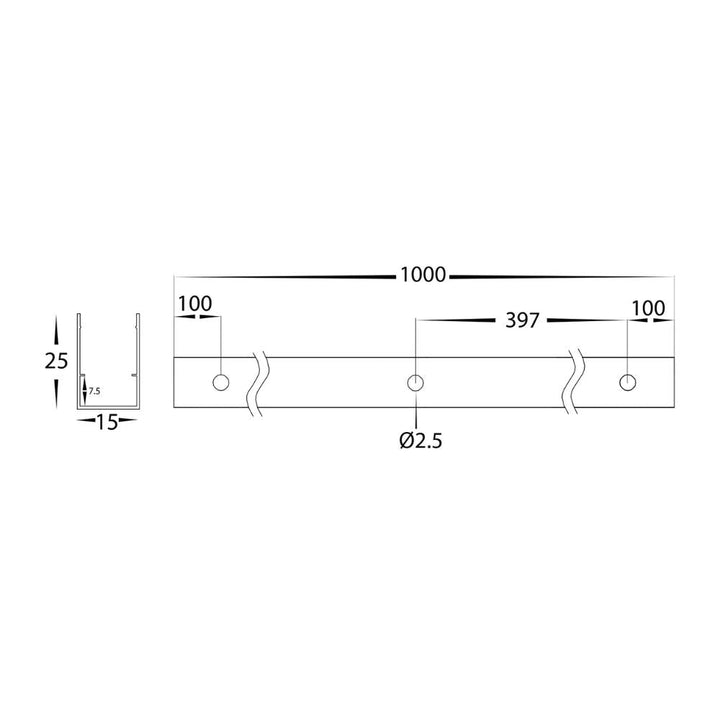 Havit - Channel 1 Metre to suit HV9795 HAVIFLEX-Havit Lighting-Ozlighting.com.au