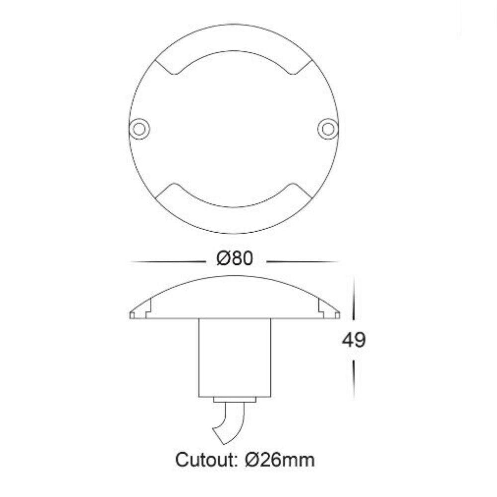 Havit DOME - Deck Lights 12V - DRIVER REQUIRED-Havit Lighting-Ozlighting.com.au