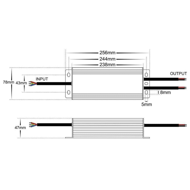 Havit DRIVER-DIM - 12V/24V DC 30/60/100/150/200/300W TRIAC Dimmable LED Driver-Havit Lighting-Ozlighting.com.au