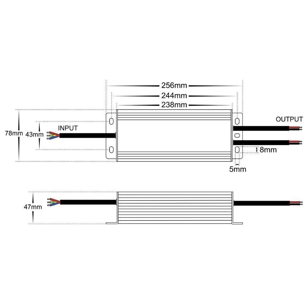 Havit DRIVER-DIM - 12V/24V DC 30/60/100/150/200/300W TRIAC Dimmable LED Driver-Havit Lighting-Ozlighting.com.au