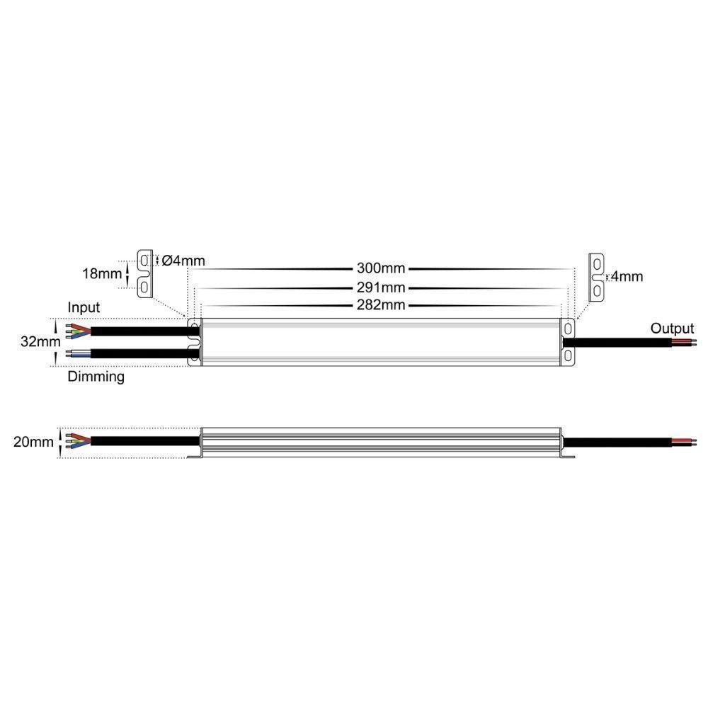 Havit DRIVER-WP-DALI - 12V/24V DC 30/60/100W DALI Dimmable Weatherproof LED Driver IP66-Havit Lighting-Ozlighting.com.au