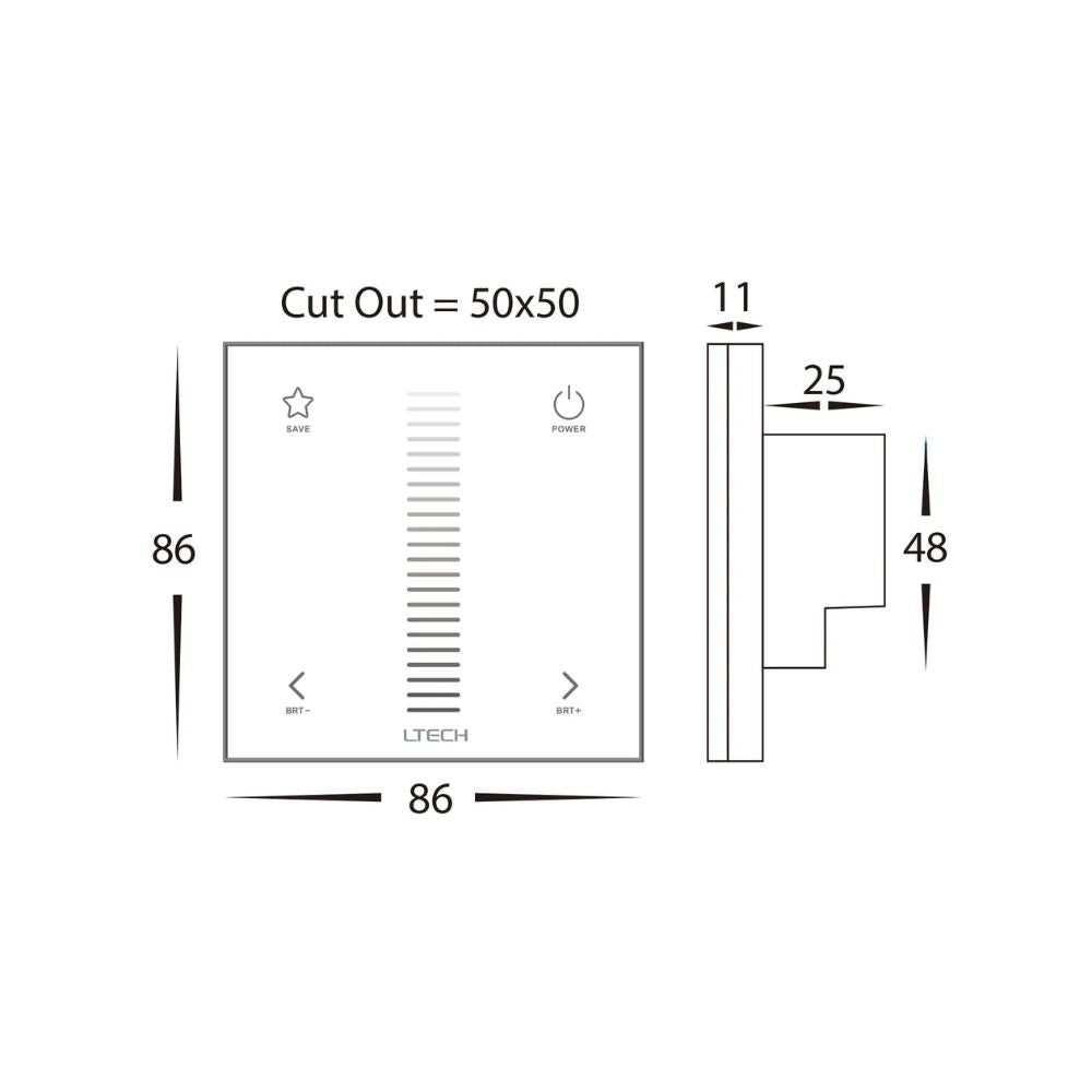 Havit E1 - Single Colour LED Strip Controller-Havit Lighting-Ozlighting.com.au