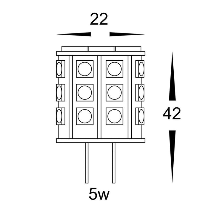 Havit GLOBE-BI-PIN - 1.5W/3.2W/5W LED 12V DC G4 Bi-Pin Globe IP20 - DRIVER REQUIRED-Havit Lighting-Ozlighting.com.au