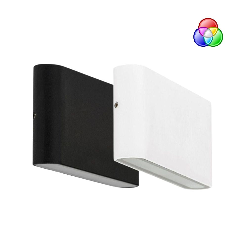 Havit LISSE - 6W/2x5W 12V DC LED RGBW Colour Changeable 175mm Exterior Down Only/Up/Down Wall Light IP54 - DRIVER REQUIRED-Havit Lighting-Ozlighting.com.au