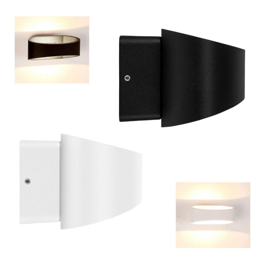 Havit LUXE - 9W LED Tri-Colour Modern Exterior Up/Down Wall Light IP54-Havit Lighting-Ozlighting.com.au