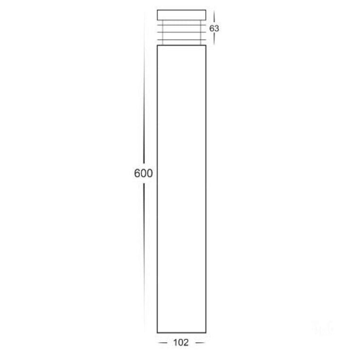 Havit MAXI - 9W Exterior Colour Switchable LED Bollard Light IP54-Havit Lighting-Ozlighting.com.au