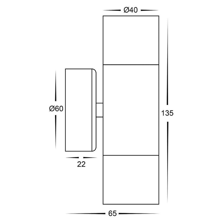 Havit MINI TIVAH - LED 12V DC Exterior Wall Light IP65 4000K - DRIVER REQUIRED-Havit Lighting-Ozlighting.com.au