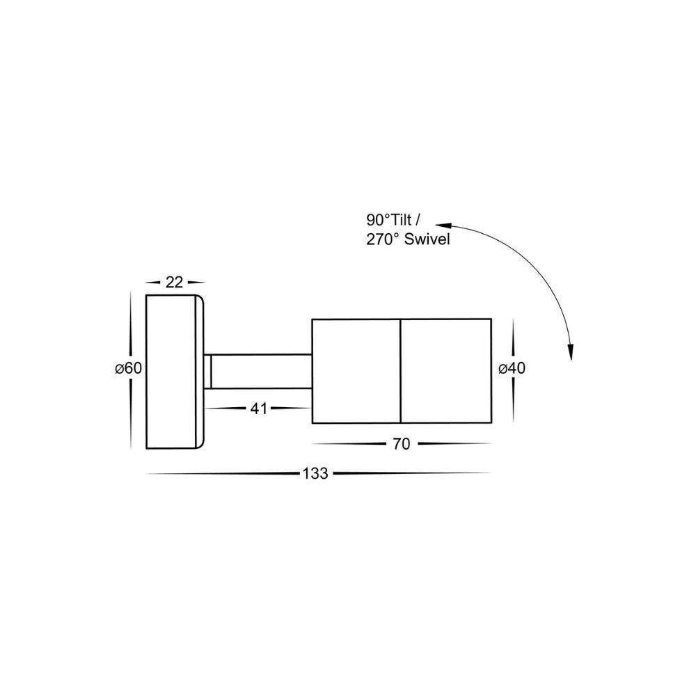 Havit MINI TIVAH - LED 12V DC Exterior Wall Light IP65 4000K - DRIVER REQUIRED-Havit Lighting-Ozlighting.com.au