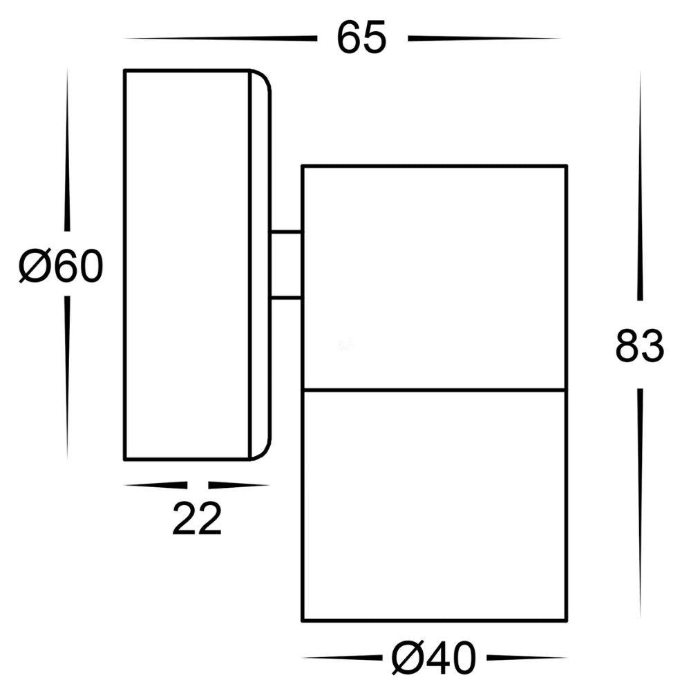 Havit MINI TIVAH - LED 12V DC Exterior Wall Light IP65 4000K - DRIVER REQUIRED-Havit Lighting-Ozlighting.com.au