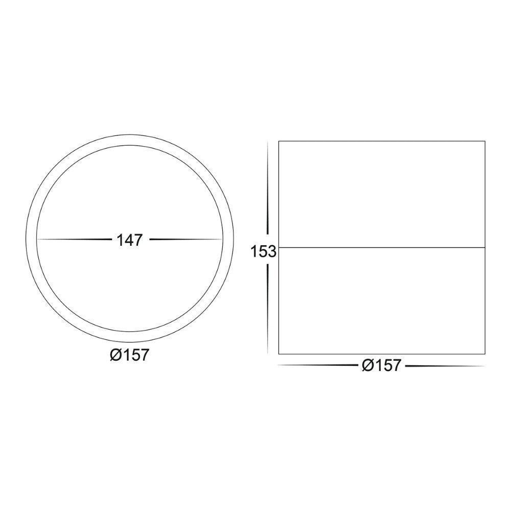 Havit NELLA - 7W/12W LED Tri-Colour Dimmable Surface Mount Downlight With Extension IP54-Havit Lighting-Ozlighting.com.au