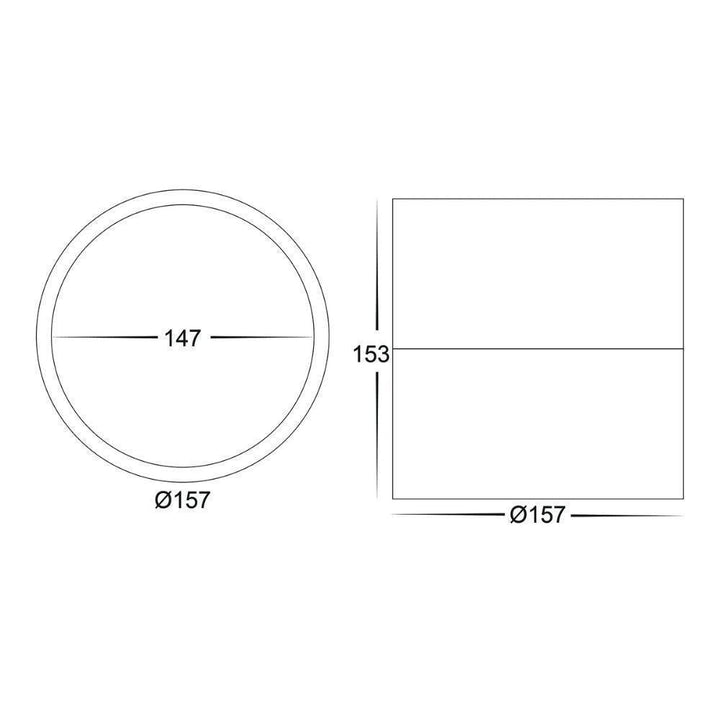 Havit NELLA - 7W/12W LED Tri-Colour Dimmable Surface Mount Downlight With Extension IP54-Havit Lighting-Ozlighting.com.au