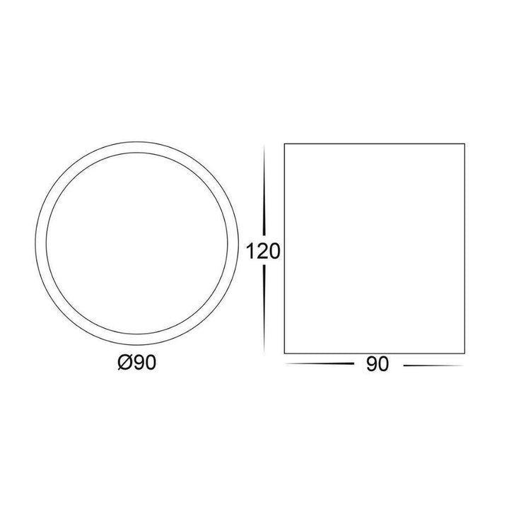 Havit NELLA - 7W/12W/18W LED Tri-Colour Dimmable Round Tilt Adjustable Surface Mount Downlight-Havit Lighting-Ozlighting.com.au