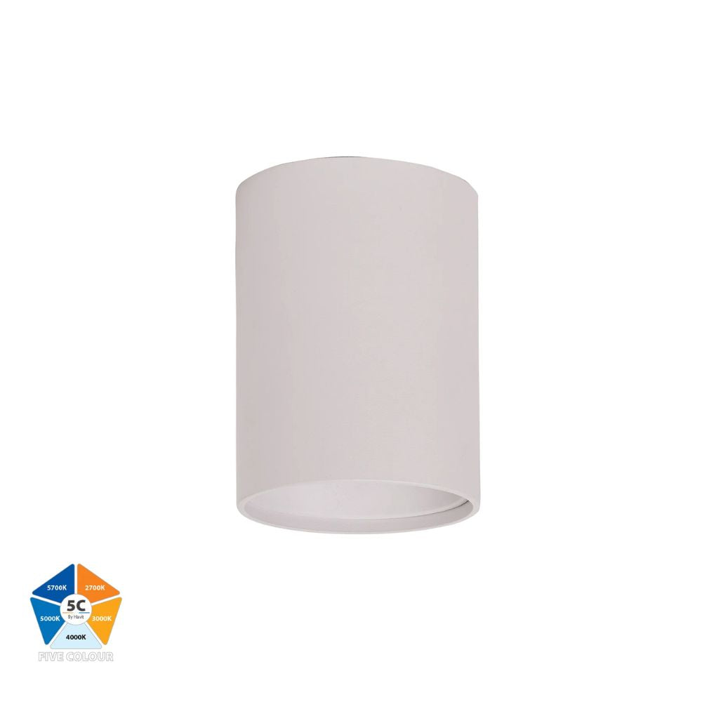 Havit NELLA - 7W/12W/18W/24W LED 5-CCT Dimmable Round Surface Mount Downlight IP54-Havit Lighting-Ozlighting.com.au