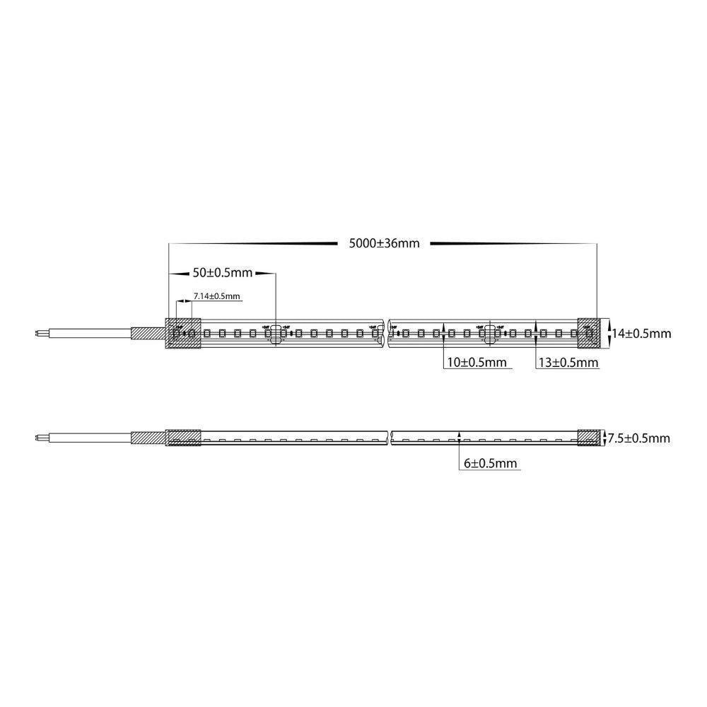 Havit NEOLITE-14.4 - 14.4W 24V 12mm Flexible 120 LED Neon Strip Light Per Metre IP67 - 24V DRIVER REQUIRED-Havit Lighting-Ozlighting.com.au