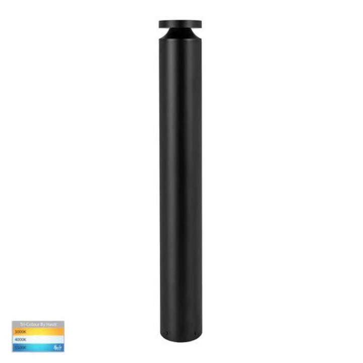 Havit NORAY - 12W TRI Colour Black LED Bollard Light IP65 24V DC DRIVER REQUIRED-Havit Lighting-Ozlighting.com.au