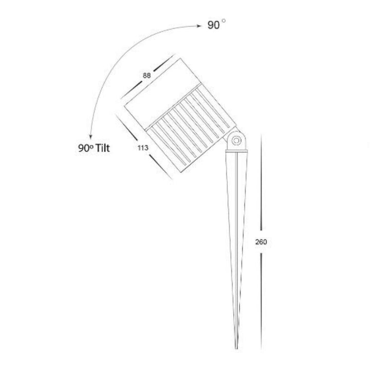 Havit OASIS - Adjustable Exterior Spike Light - 12V DRIVER REQUIRED-Havit Lighting-Ozlighting.com.au