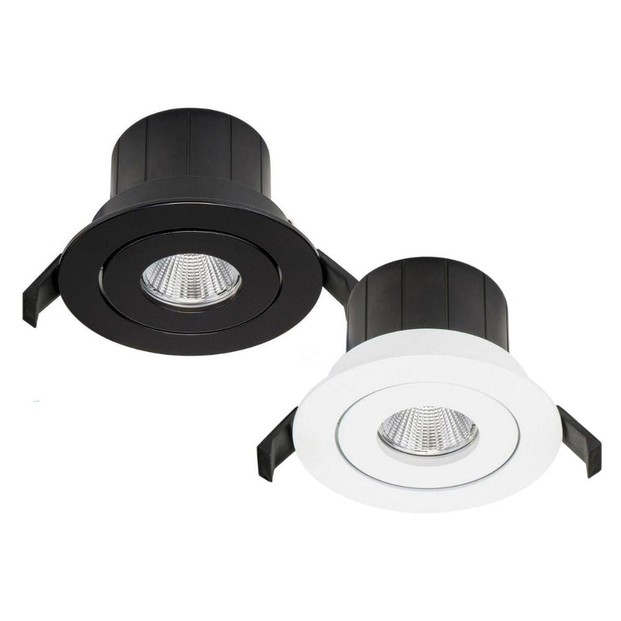 Havit PRIME - 12W LED Tilt Flat 105mm Tri-Colour Dimmable Downlight IP54-Havit Lighting-Ozlighting.com.au