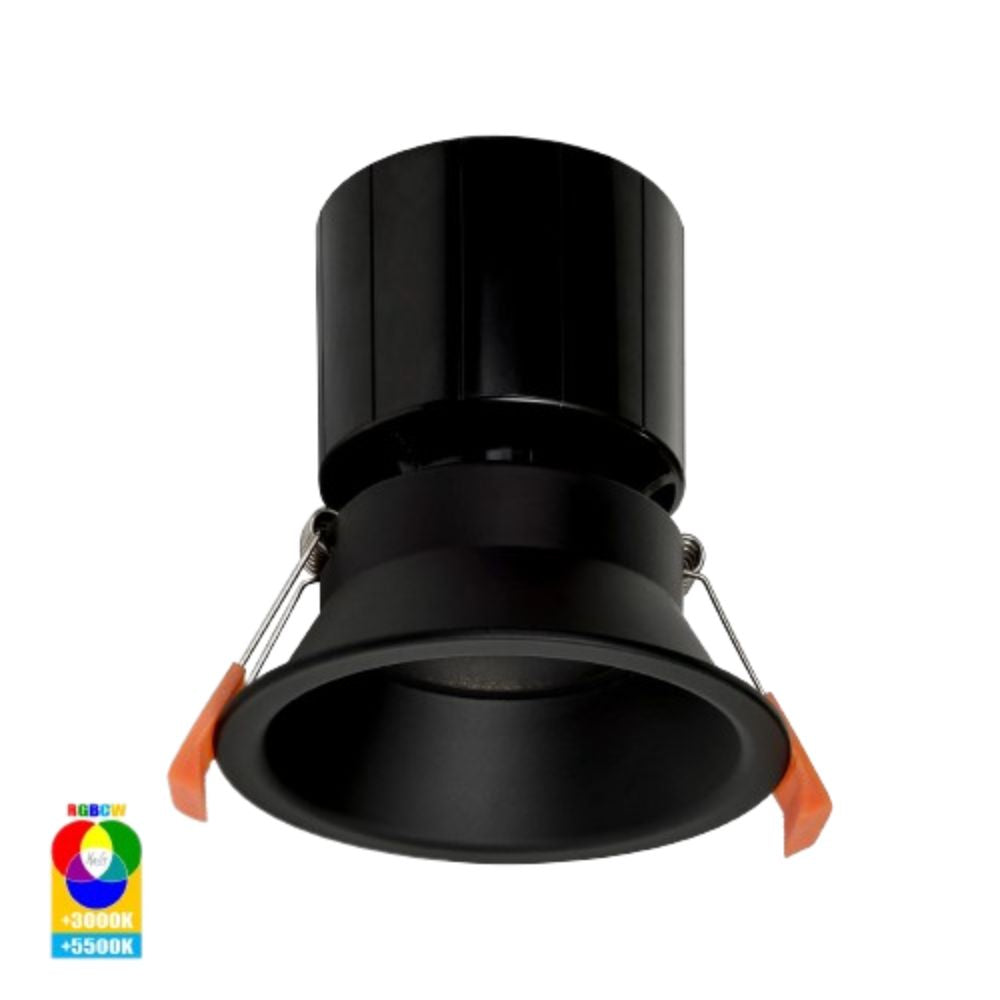 Havit PRIME-SMART - 12W LED Deepset 105mm Smart Wi-Fi Dimmable RGBCW+CCT Tuneable Downlight IP54-Havit Lighting-Ozlighting.com.au