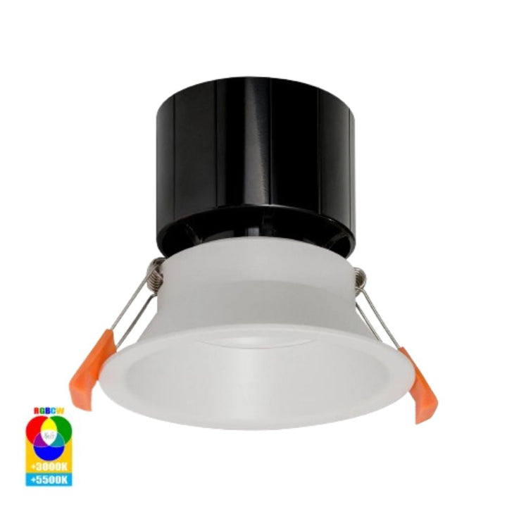 Havit PRIME-SMART - 12W LED Deepset 105mm Smart Wi-Fi Dimmable RGBCW+CCT Tuneable Downlight IP54-Havit Lighting-Ozlighting.com.au