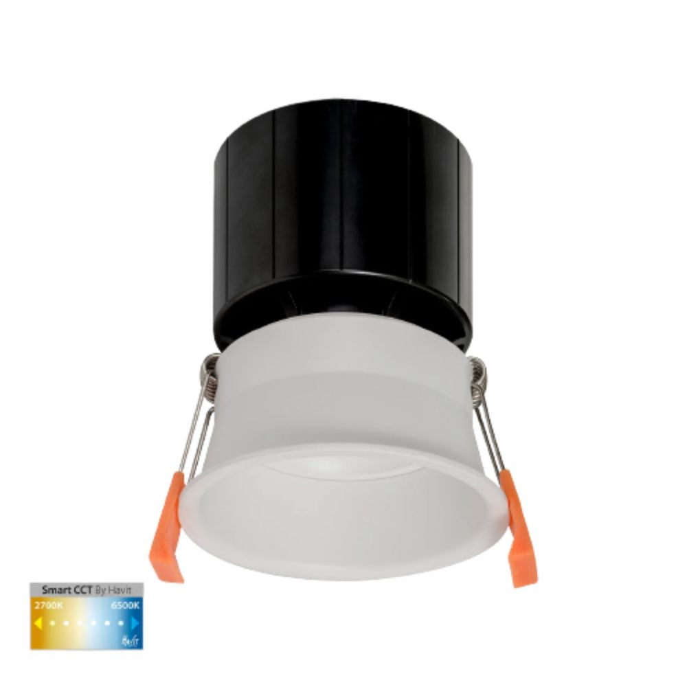 Havit PRIME-SMART - 12W LED Deepset 84mm Smart Wi-Fi Dimmable White CCT Tuneable Downlight IP54-Havit Lighting-Ozlighting.com.au