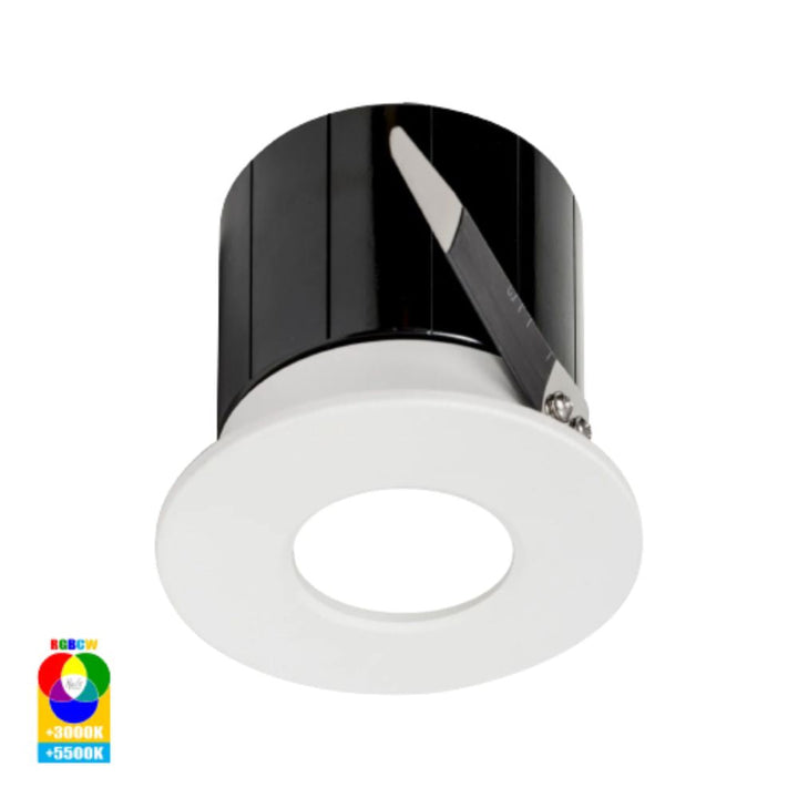 Havit PRIME-SMART - 12W LED Fixed Flat 88mm Smart Wi-Fi RGBCW+CCT Tuneable Downlight IP54-Havit Lighting-Ozlighting.com.au