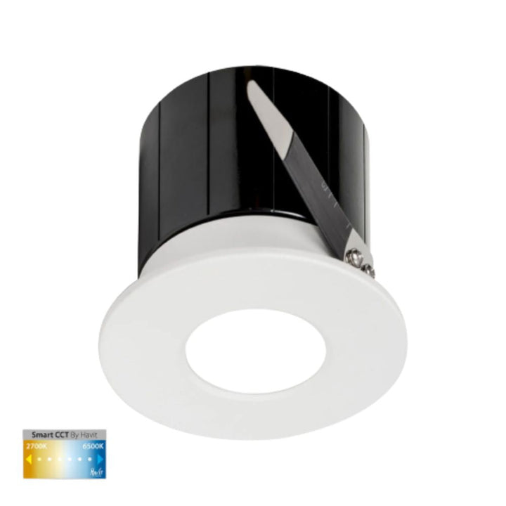 Havit PRIME-SMART - 12W LED Fixed Flat 88mm Smart Wi-Fi White CCT Tuneable Downlight IP54-Havit Lighting-Ozlighting.com.au