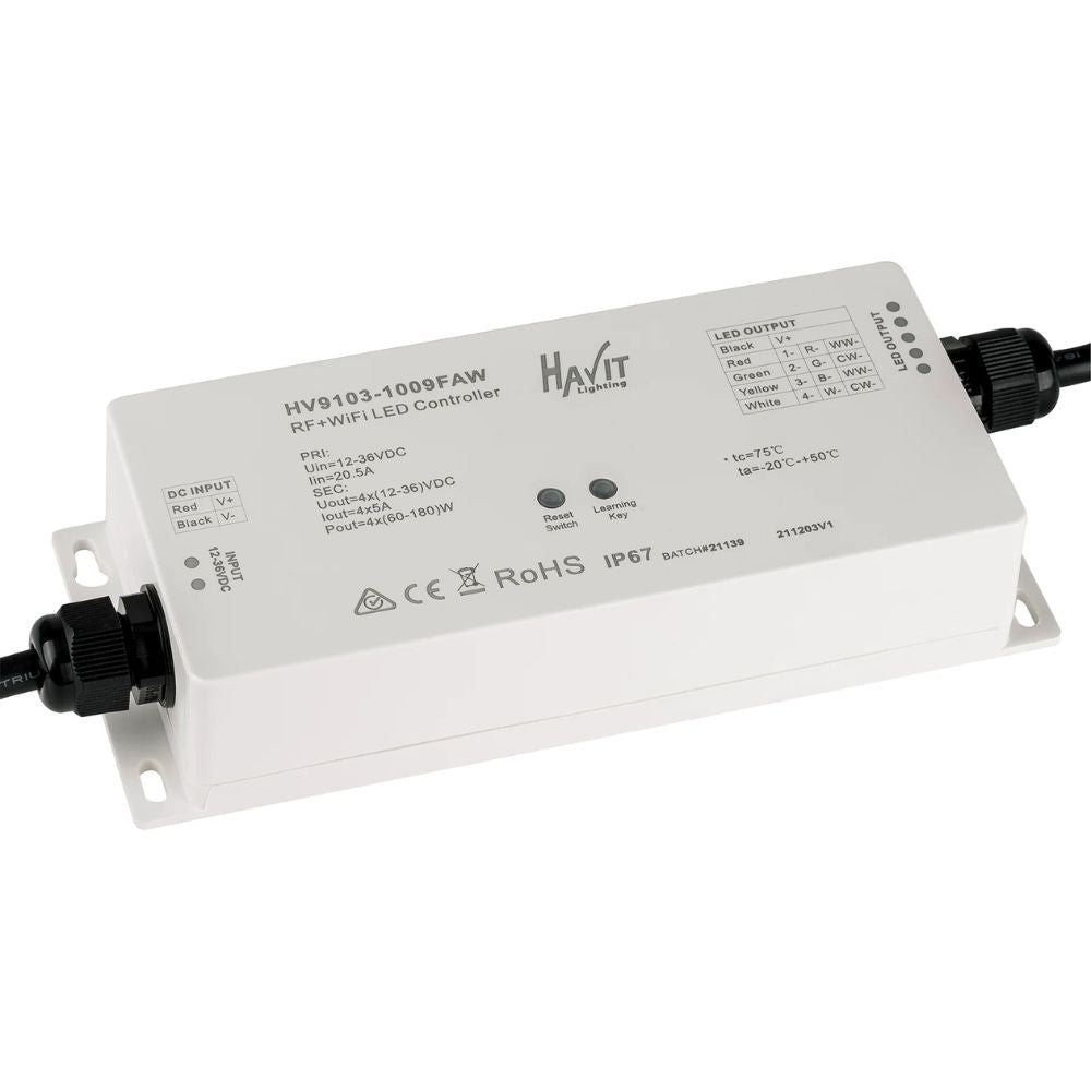 Havit - RF + WiFi 4 Channel LED Strip Receiver-Havit Lighting-Ozlighting.com.au