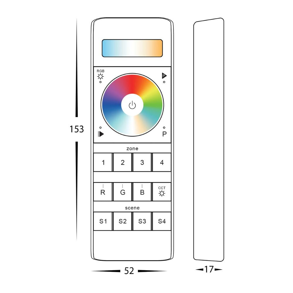 Havit - RGBCW 4 Zone LED Strip Controller-Havit Lighting-Ozlighting.com.au