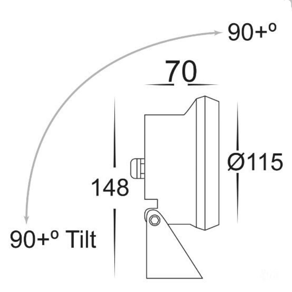 Havit SOTTO - 15W 12V DC LED Exterior Submersible Underwater Pond Light IP68 - DRIVER REQUIRED-Havit Lighting-Ozlighting.com.au