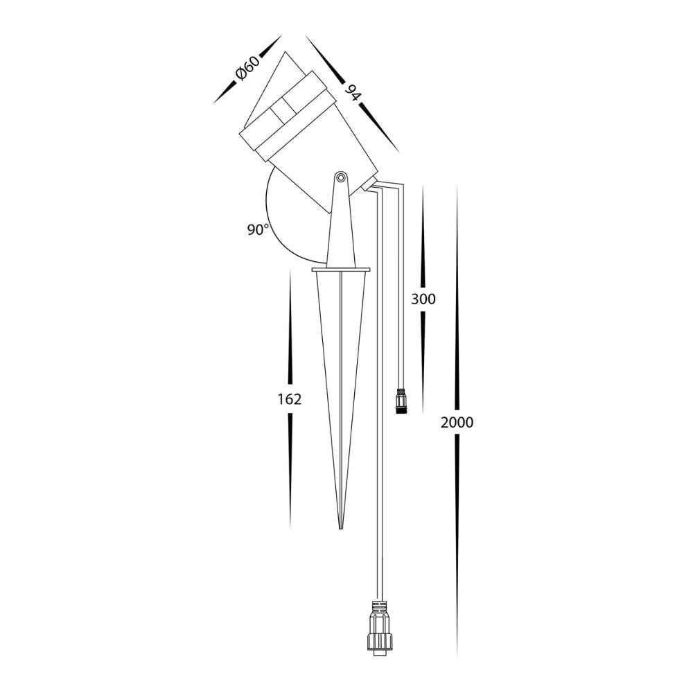 Havit SPITZE - 3W RGBCW LED Garden Spike Light-Havit Lighting-Ozlighting.com.au